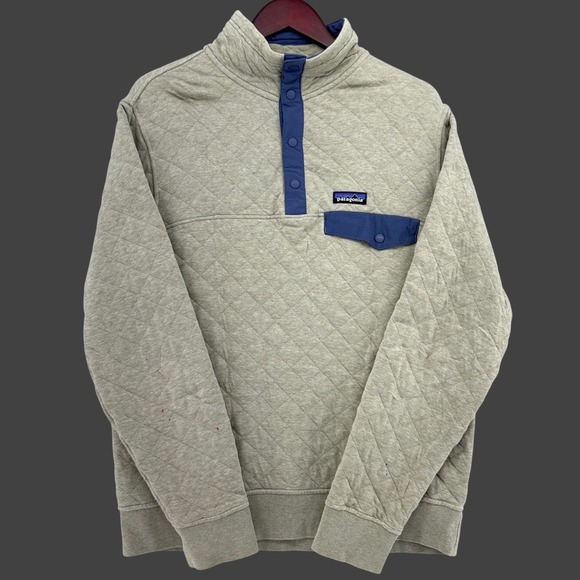Patagonia Other - Patagonia Organic Cotton Quilt Snap-T Pullover Sweatshirt SZ L Grunge Gorpcore